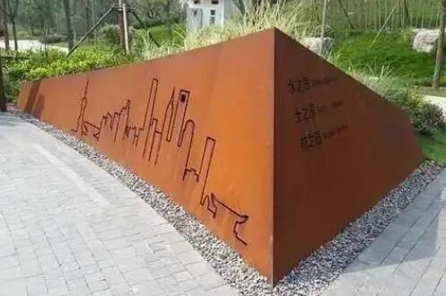 文昌耐候钢挡土墙